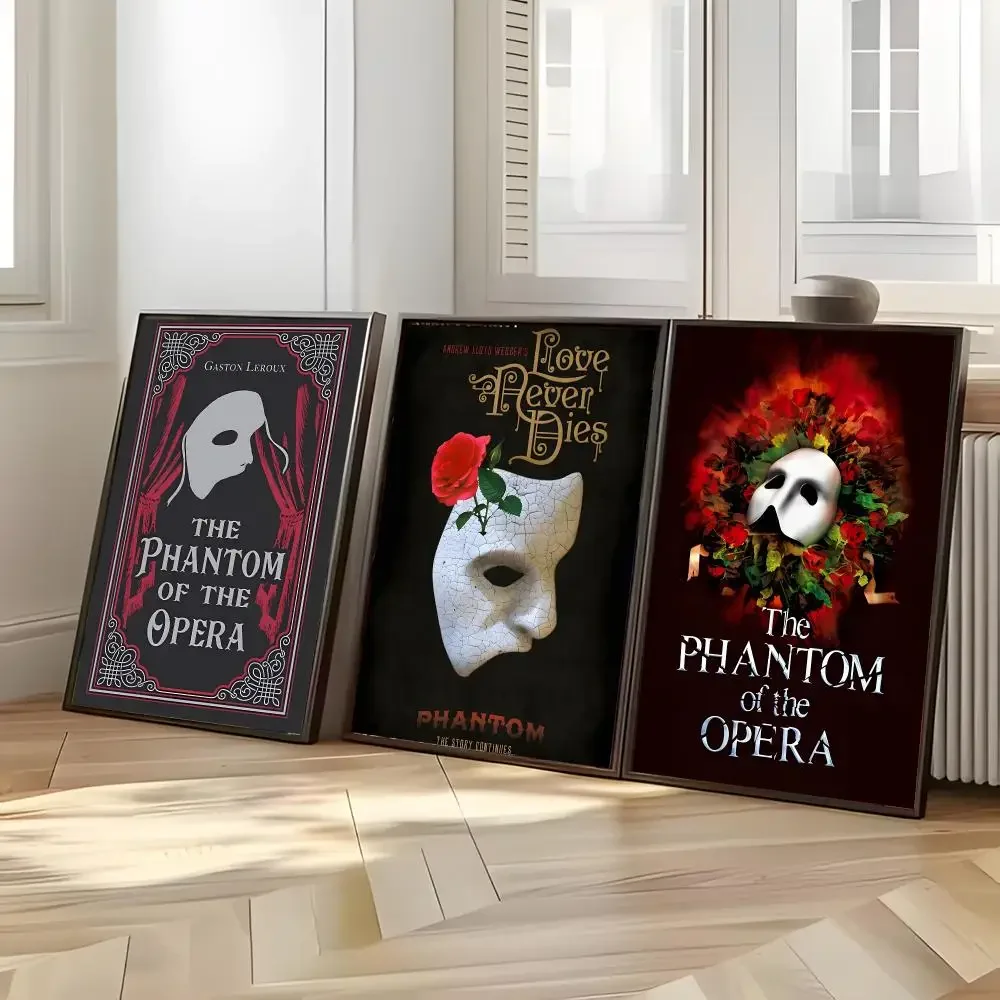 Musical Romance The Phantom Of The Opera Poster Distinct Home Decor Concepts Chic Indoor Art Pieces