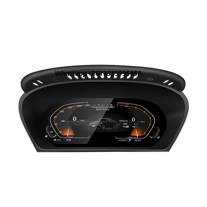 

Factory Price Car LCD Dashboard Digital Cluster Instrument 12.3" Panel Linux System for 5Series E60