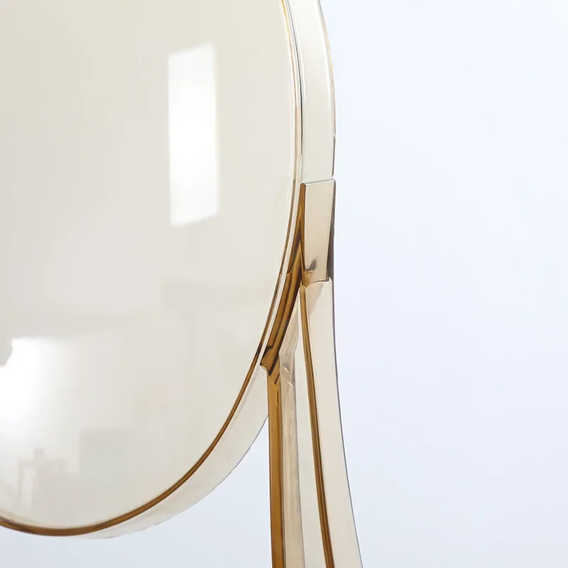 كرسي طعام إسكندنافي كرسي شبح شيطان الإنترنت المشاهير المنزل البلاستيك كريستال البراز كرسي ماكياج شفاف الاكريليك #4