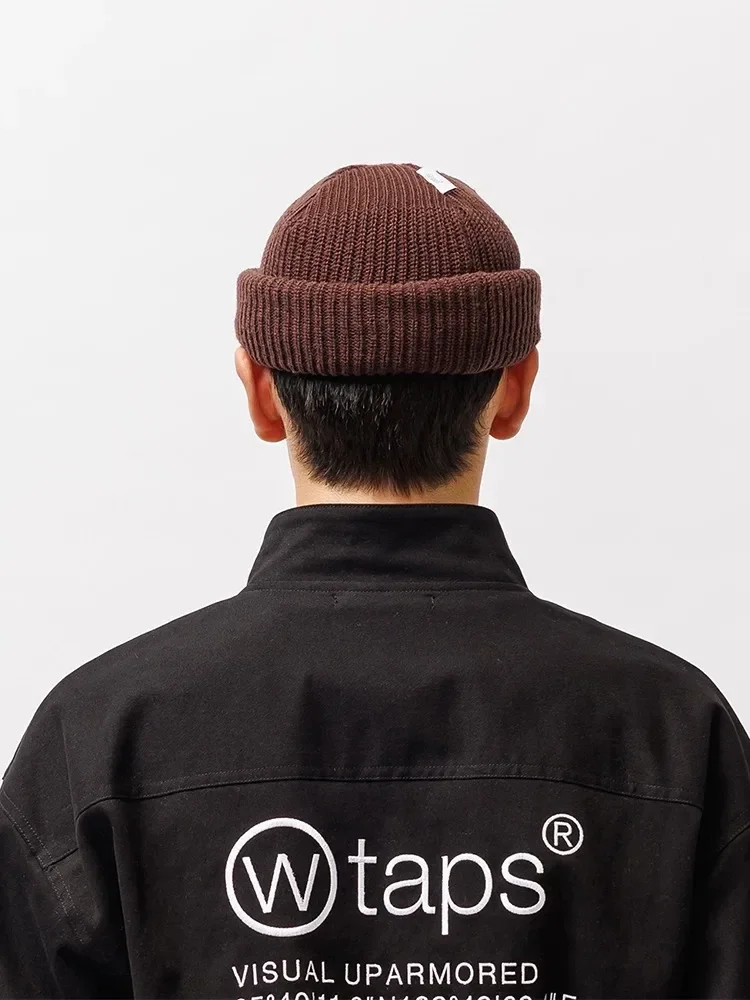 WTAPS Embroidered Flat Brim Baseball Cap Unisex Large Head Fit Casual Hip Hop Streetwear Sunshade Hat