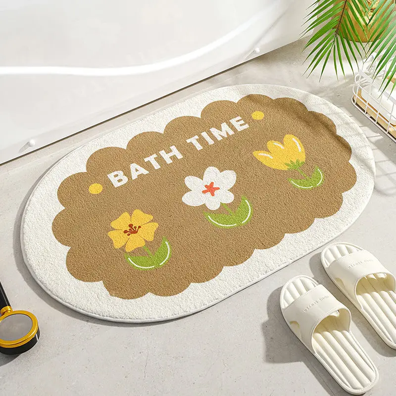 

Toilet Absorbent Floor Mat Bathroom Anti Slip Floor Mat LN926