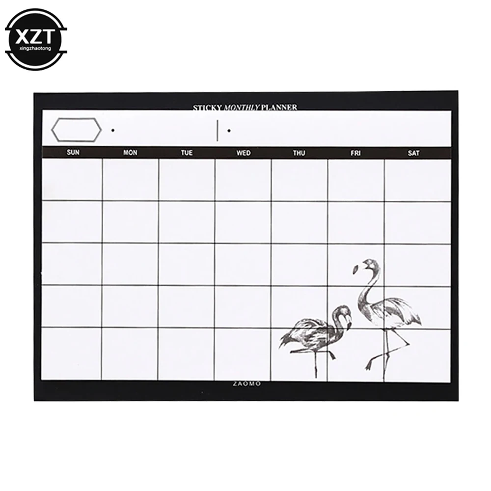 CCC 1PCS =30SHEET Simple Weekly Planner Book Desktop Schedule Month Plan Tear The Notebook Work Efficiency Summary