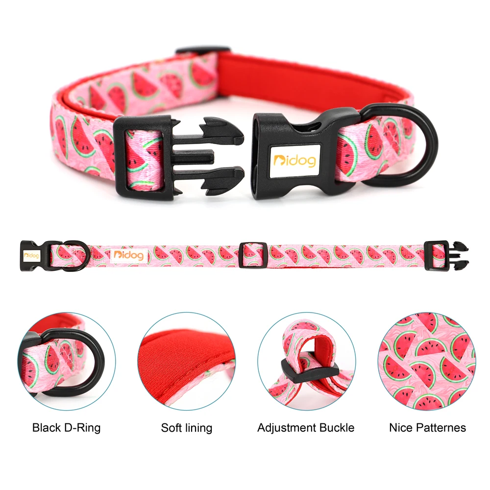 Bohemian Floral Pet Coleiras, Nylon Dog Collar, Moda Impresso, Estilo Nacional, Cachorro, Chihuahua, Pug, Dog Acessórios, 20 Estilos