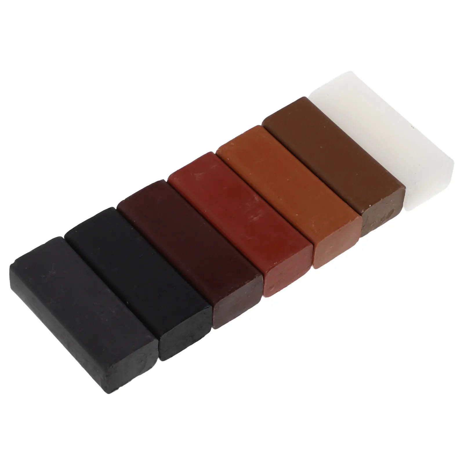 7pcs Hard Wax Filler Crayons For Repair Super Hard Formula Wood Floor Furniture Restoration - Wood Floor Wax Crayons Hardwood view 2
