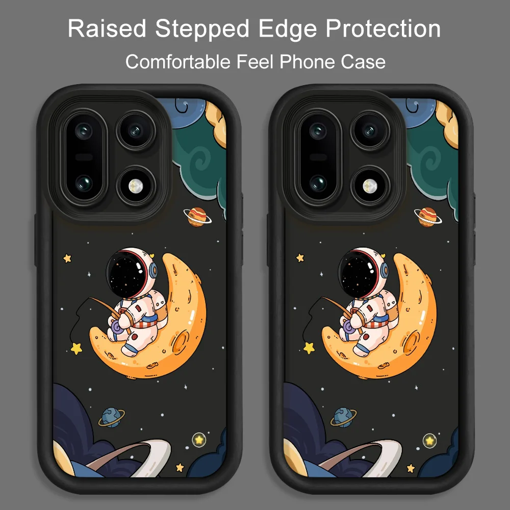 Flying Astronauts Phone Case For Oneplus 15 15R 13 13T 12 12R 11 11R 10R 8T Nord CE 5 4 3 2 Lite 4G 5G Staircase Soft Cover
