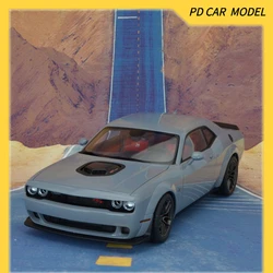 AUTOART Collectible 1:18 FOR  DODGE CHALLENGER  R/T SCAT PACK WIDEBODY 2022  SMOKE SHOW Gift for friends and family