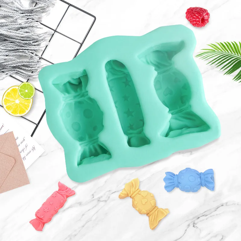 New Ice Cube Chocolate Silicone Cake Mold  Tray Animal Green Plant Candy Mousse  Baking Mould