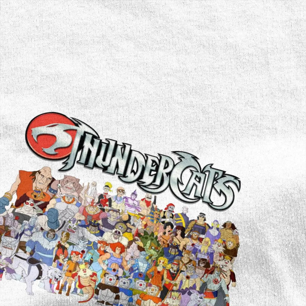 Men Women T-Shirt ThunderCats Cotton Tee Shirt Panthro Cheetara Tygra 80s Retro Cartoon T Shirts Crew Neck Clothing Printed