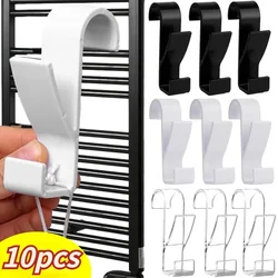 10/1pcs Bad Kleiderbügel Clips beheizt Handtuch Heizkörper Schiene Haken halter Multifunktions Wäsche ständer Haken Handtuch Kleidung Aufbewahrung bügel