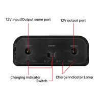 DC12V 3x 18650 Battery Case Box UPS DIY Power Bank Box Charger Fit for Cellphone WiFi Router LED Light Rechargeable