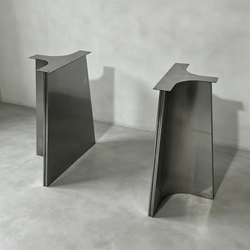Luxury Stainless Steel Table Legs Bracket for Marble Rock Slab Base Modern Heavy Duty Metal Support Frame for Dining Room