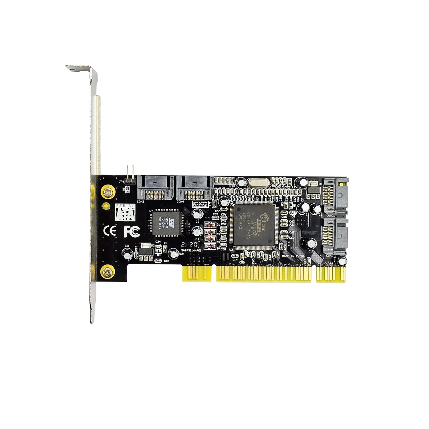 توسيع PCI إضافة على بطاقة 4 منافذ Sil 3114 شرائح RAID 3114 بطاقة صفيف SATA بطاقة توسيع تحويل بطاقة محول