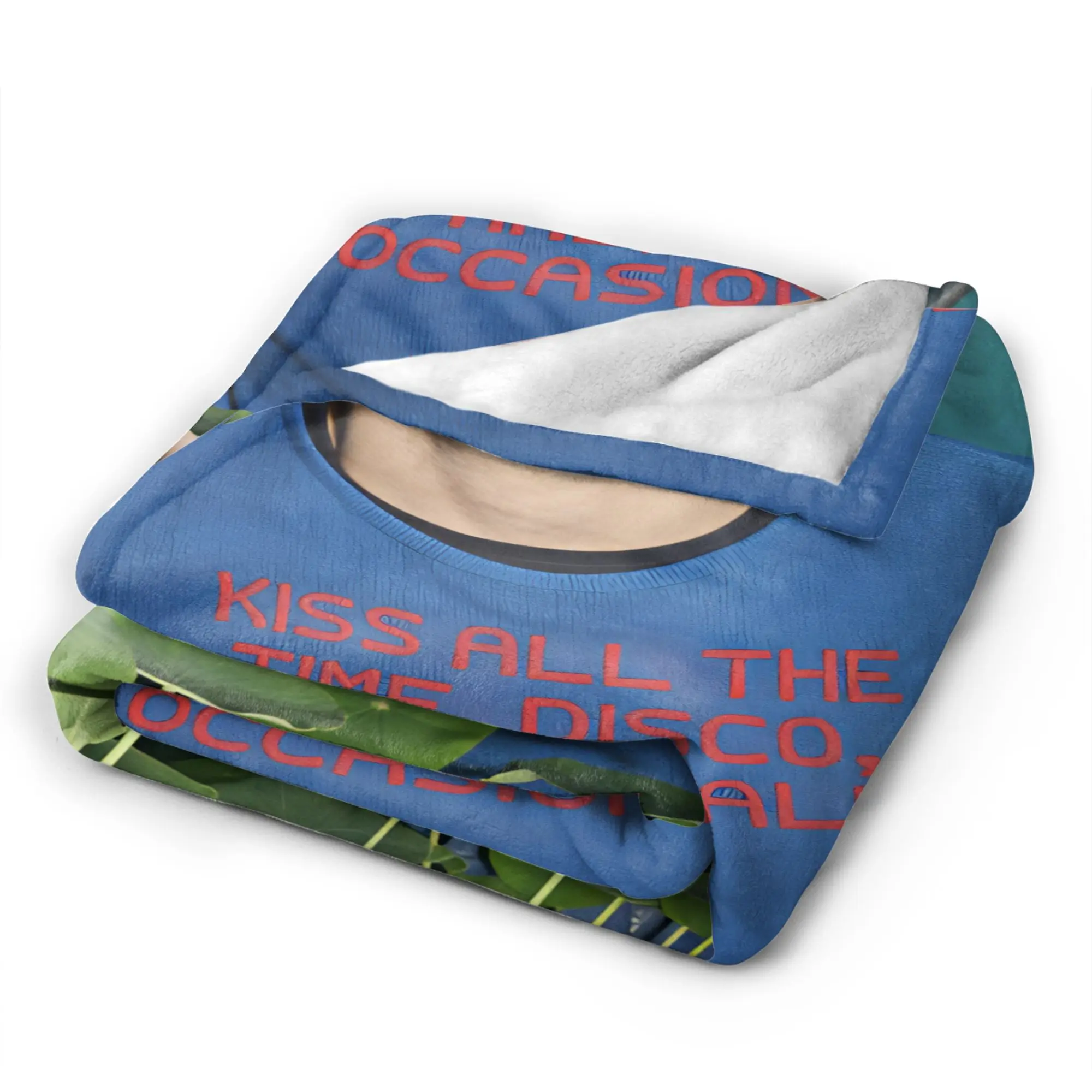 Harrys S-Styles Kiss Al the Time Blanket Quality Comfortable  Throw Blanket Winter Travel Office Sofa Home Graphic Bedspread