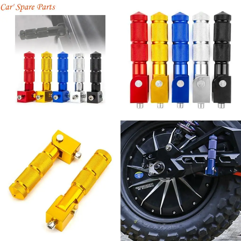 

Y4UA 90° Fixed Folding- Footpegs Modification Accessories Motorcycle Foot Peg 2Pcs