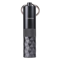 Perforadora de cigarros de aluminio, combinación de tenedor de taladro con llavero, accesorios para cigarros, accesorios para fumar