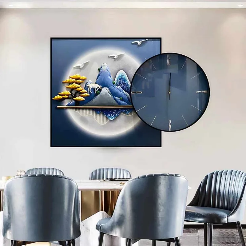 Elegant Unique Fashion Wall Clock Premium Round Design Modern Luxury Digital Clock Living Room Orologio Da Parete Home Decor