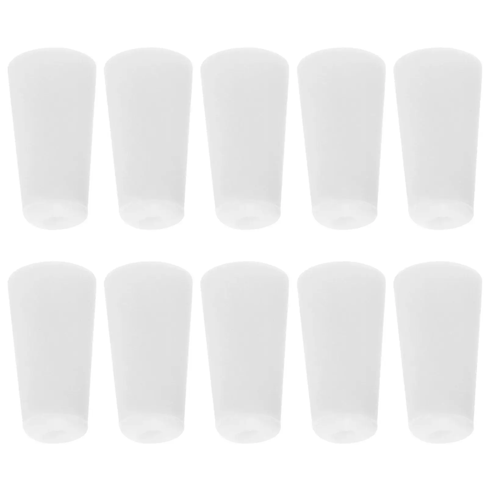 

10 шт. силиконовых конических заглушек для пробирок, герметичные пробки для лабораторий, научных, химических и медицинских исследований