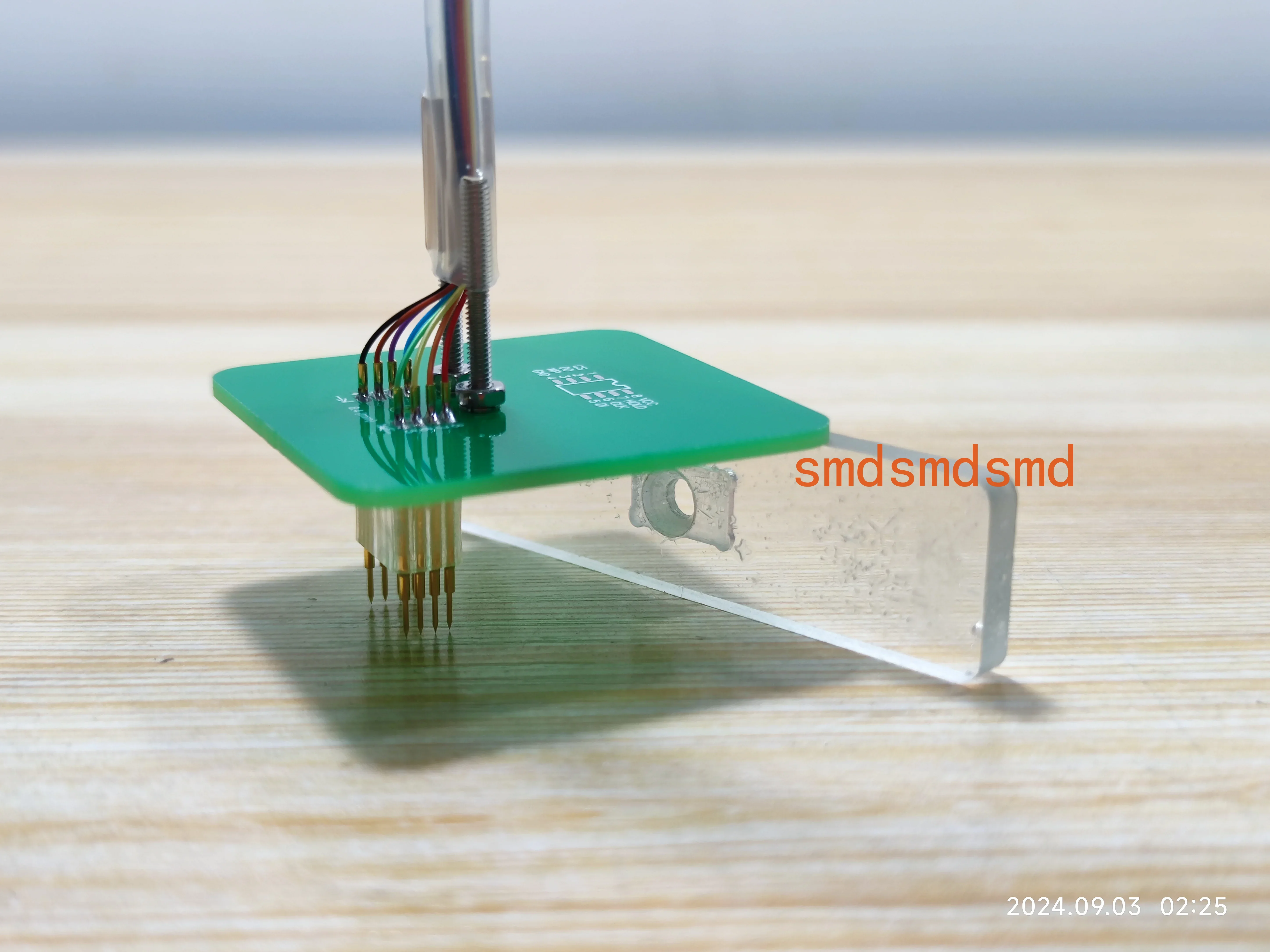 SOP8 WSON SPI FLASH Firmware Burning 8-pin Chip 1.27mm Probe Thimble Fixture Burning