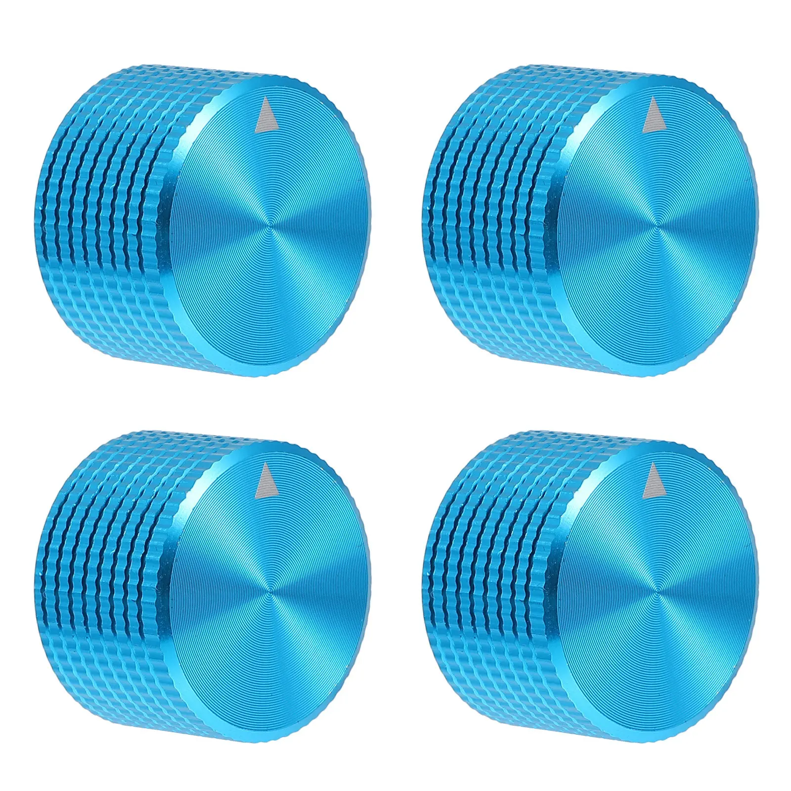 4Pcs Premium Metal Volume Tone Control Knob for Electric Acoustic Guitar Bass Amp Effect Pedal Potentiometer Replacement Part