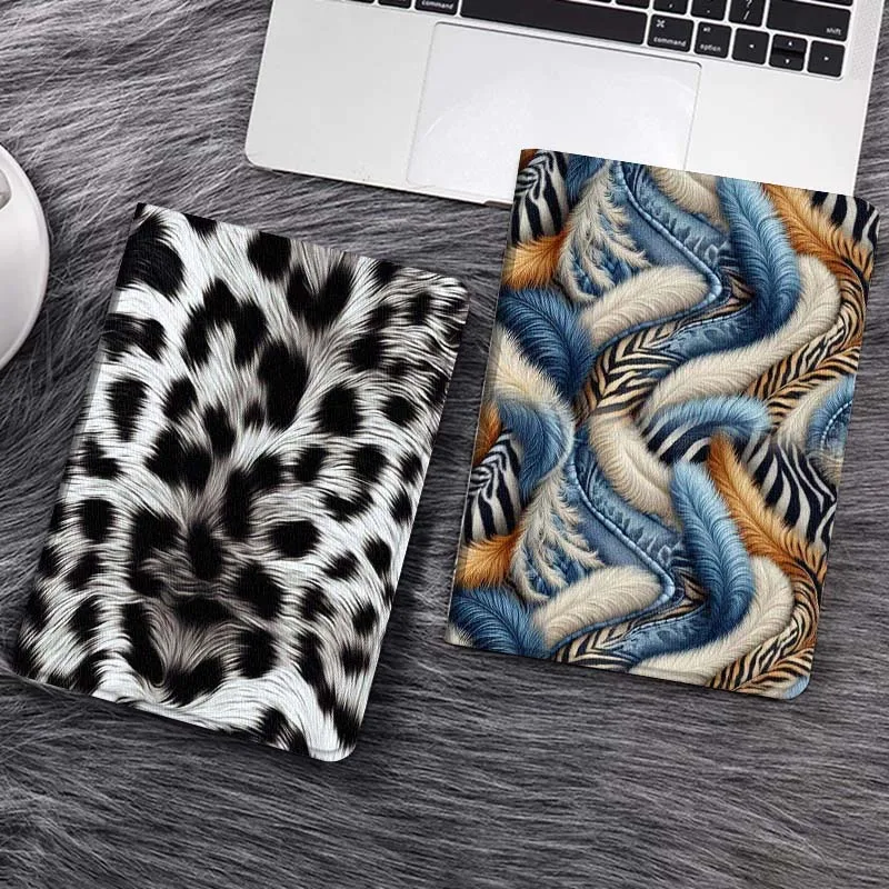 

Leopard Print Fur Pattern Gift Tablet Case For Samsung Tab Galaxy S6 S11 A A7 A8 A9 A11 10.1 10.4 10.5 Plus Lite