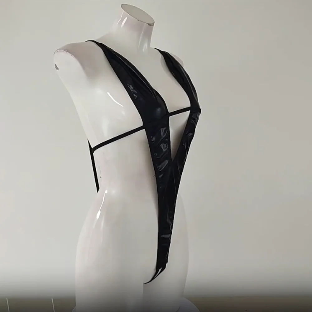 

For Home Crotchless Bodysuit Sexy Lingerie For Nightwear Female Home Use Regular Length Sexy Style Slight Stretch