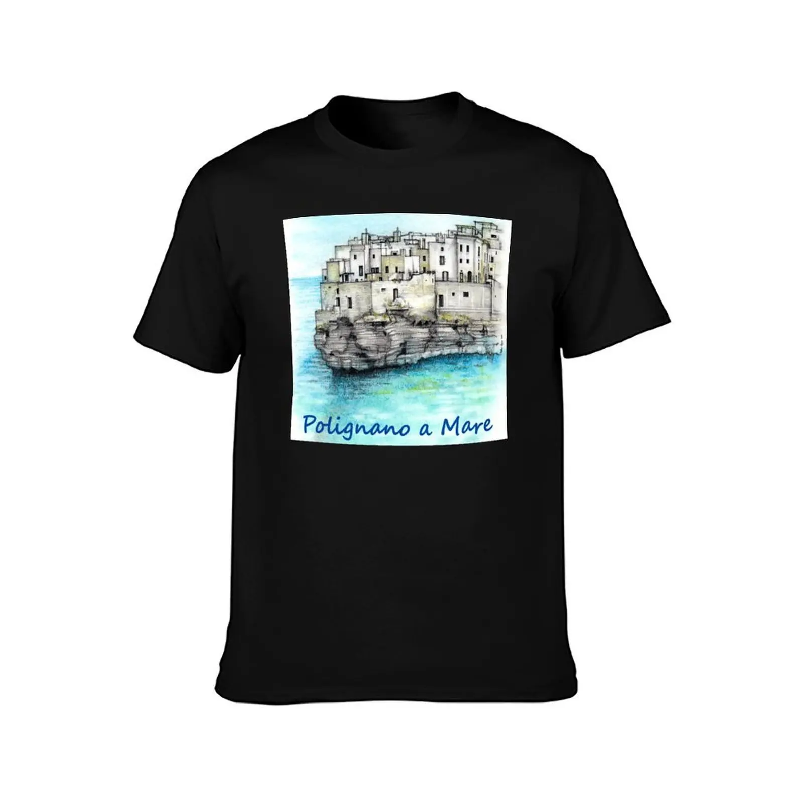 Polignano a Mare T-Shirt Fashion Simple Casual Tee Shirt