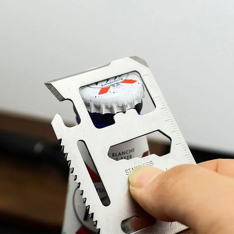 Multifunctional Outdoor Emergency Survival Card Army Knife  Card Camping Portable Tool Edc Wallet Card