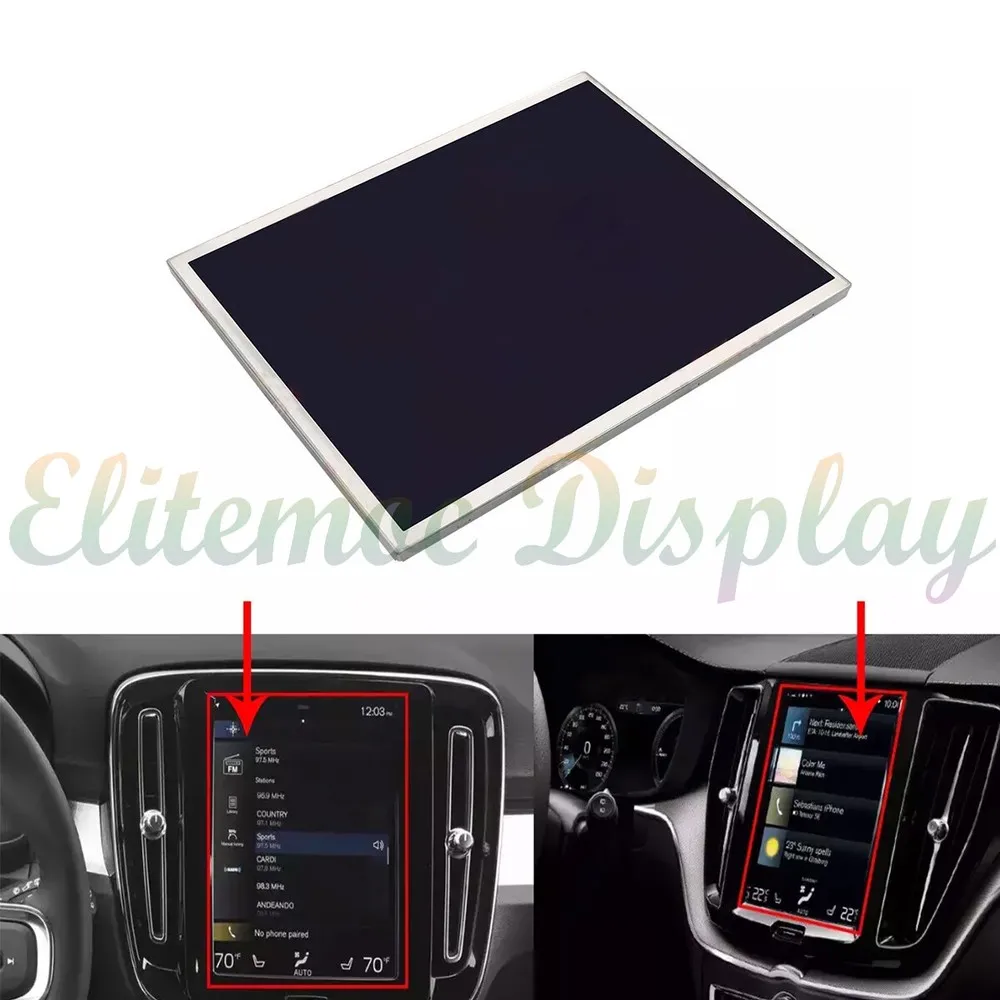 

9.1" LCD Display For Volvo XC40 XC60 XC90 Navigation Screen Replacement 32247465 QFVE404A DD091IA-01A