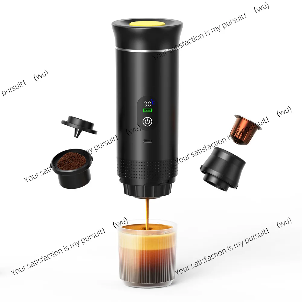 

Portable Capsule Digital Display Coffee Machine Espresso Electric Small Wireless Heating Pump Press Coffee Machine