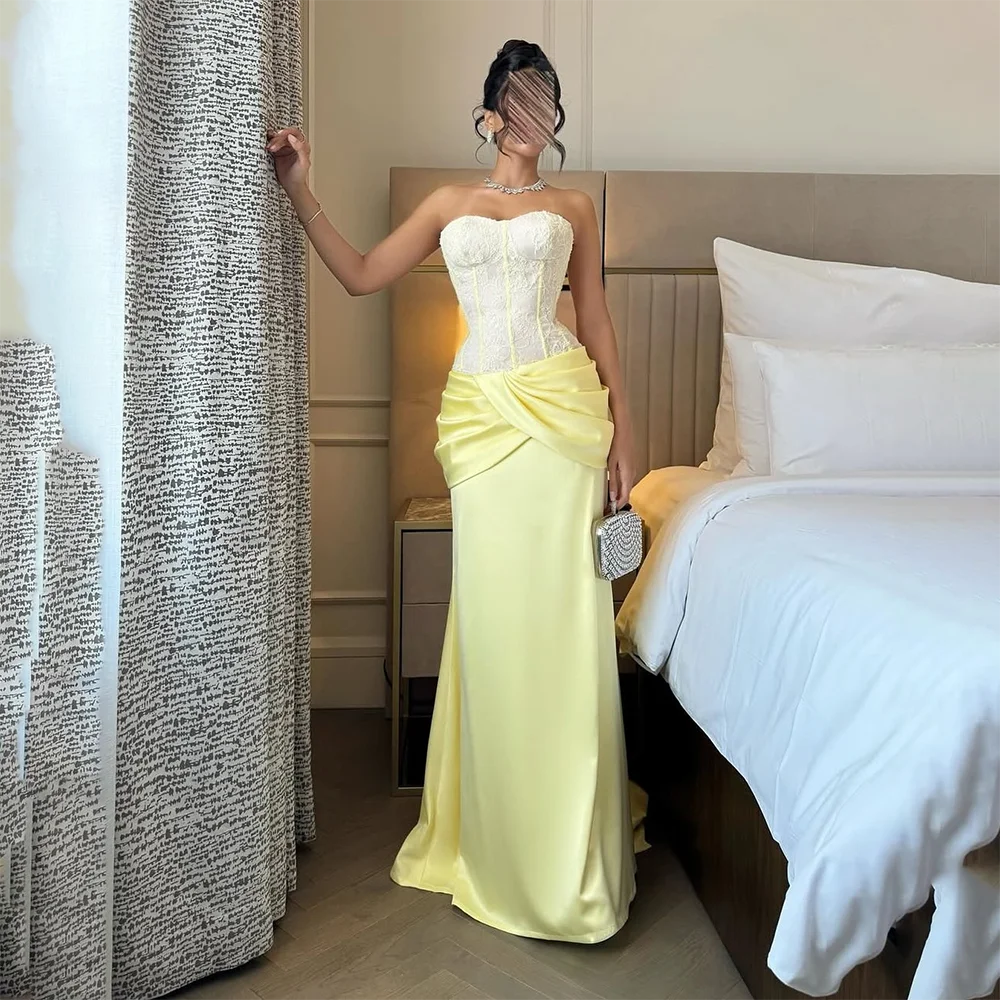 Elegant Sweetheart Neck Prom Dress Customized Sleeveless Lace Top Mermaid Backless Sweep Train Formal Party Dresses