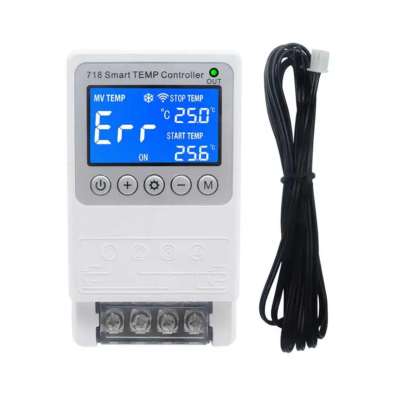 220VAC Intelligent Temperature Controller With Probe WiFi APP Remote Control Smart Temperature Control