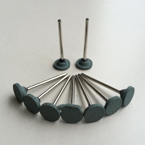 

10PCS Dental Grinding Head Denture polishing Head sand gravel grinding jade polishing dentures Grinding Materials SL608