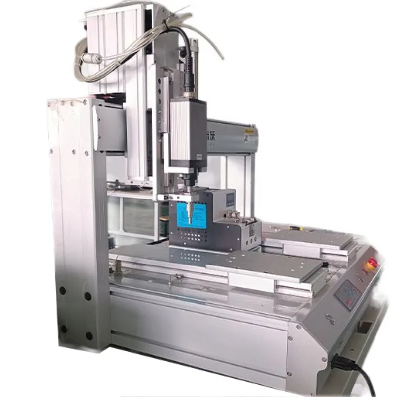 Machine à vis de verrouillage automatique à onduleur, Machine de serrage à vis à double station