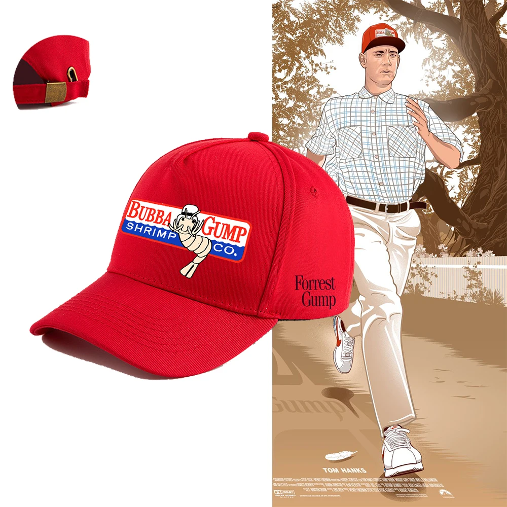 Fashion Design hat 1994 BUBBA GUMP SHRIMP Baseball cap men women Sport hats Summer Cap casual Hat Forrest Gump caps