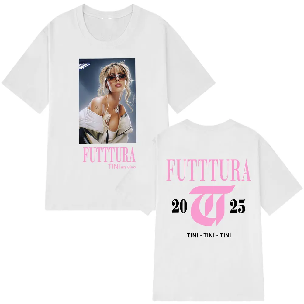 المغني تيني ستوسيل ألبوم فوديراخرا 2025 ميرش تي شيرت الرجال النساء موضة تيز القطن عادية الهيب هوب المتضخم تي شيرت الشارع الشهير