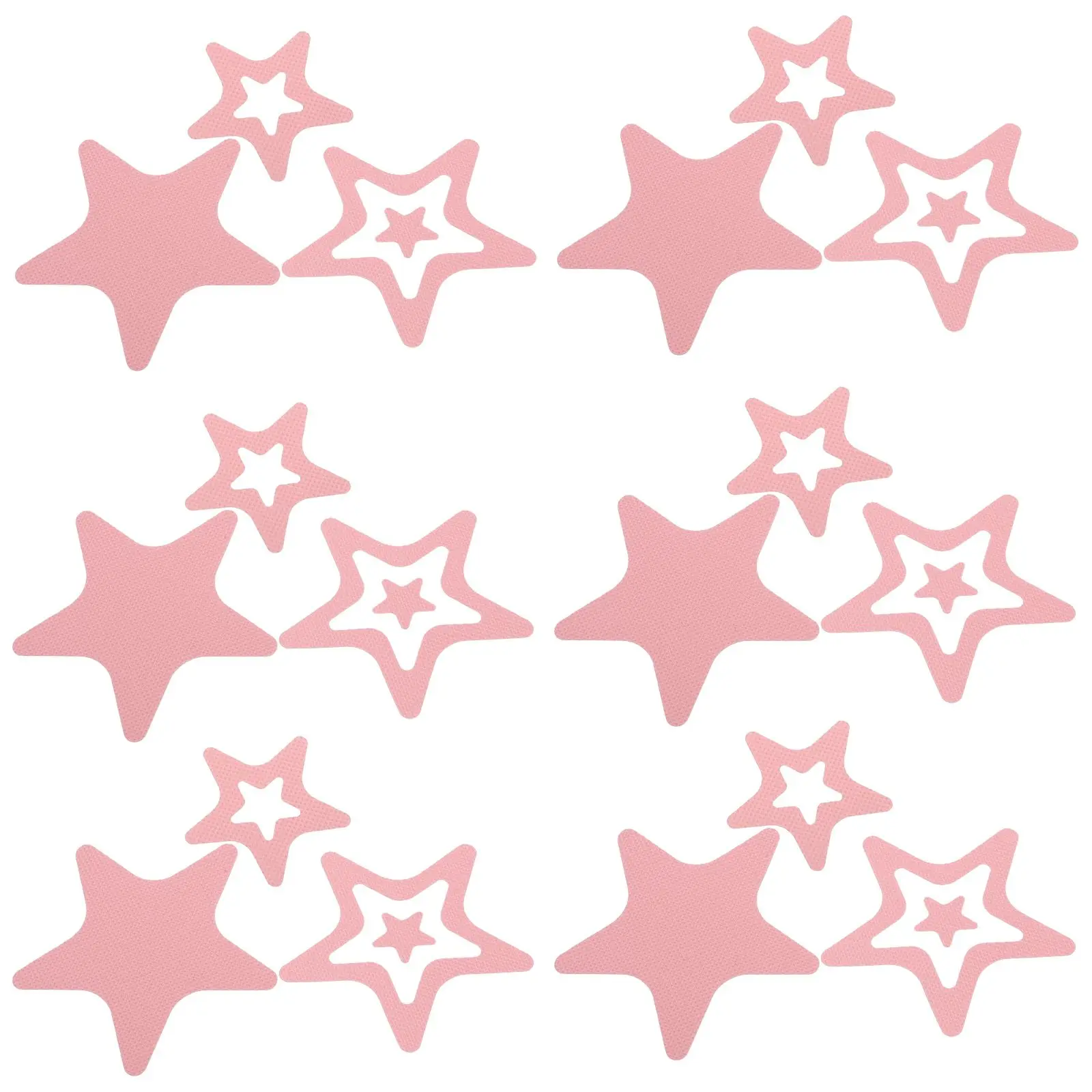 

12 PCS Non-slip Stickers Bathtub Decals Accessories Anti Antislip Mat for Adults