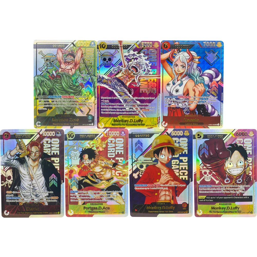 

Коллекционные карточки ONE PIECE: Ророноа Зоро, Ямато, Монки Д. Луффи, Шанкс. Высококачественные DIY-карточки для самостоятельного изготовления, аниме-карточки, подарок.