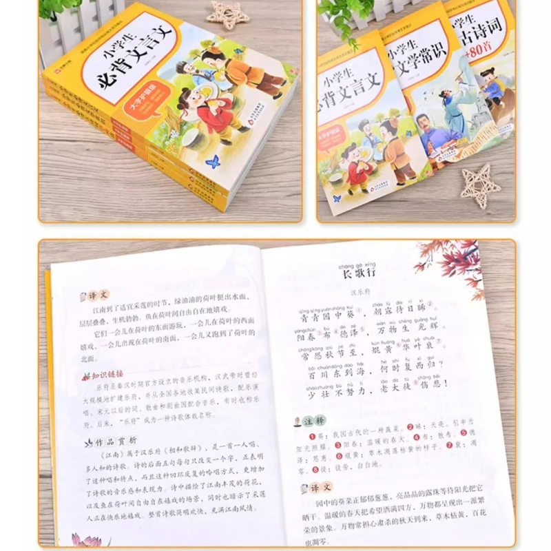 Elementary School Students Must Memorize Ancient Poetry 75+80 Chinese Language Training