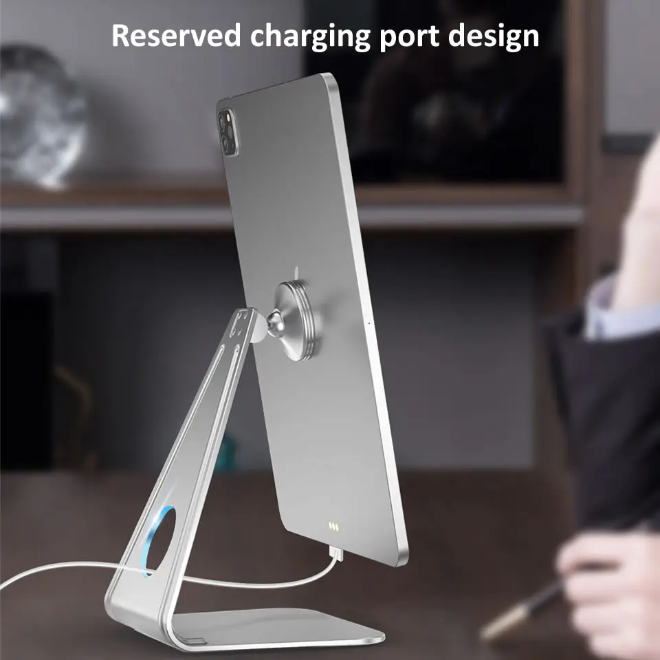 Universal Magnetic Tablet Stand for Samsung iPad 7.9 9.7 10.5 11 12.9 inches Metal Tablet for Xiaomi Huawei Phone Tablet Holders