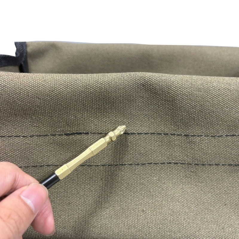 Heavy Duty Canvas Ladder Tool Bag For Step Ladder And Desktop Tool Storage Efficient Access Design