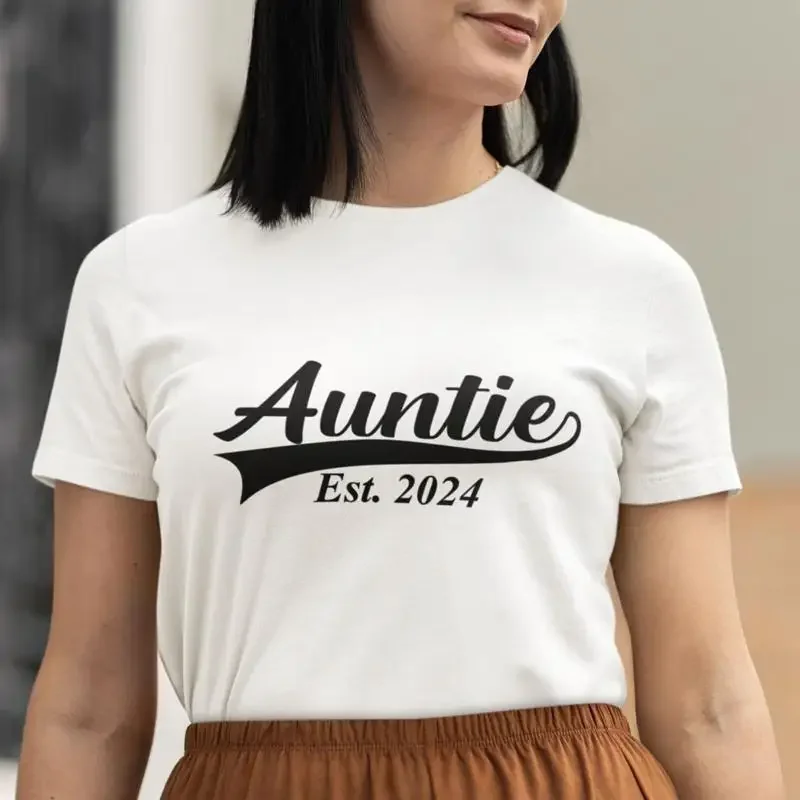 17 Aunty T shirt AUNTIE Established Personalised Year Amazing Super Classy Aunt