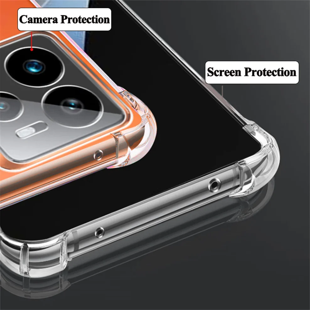 Clear Case for Realme GT7 Pro 6T Neo5 5SE GT3 Neo 3 GT2 Neo2 2T 5G Soft Shockproof Silicone Phone Cases Realme GT 7 Pro Cover