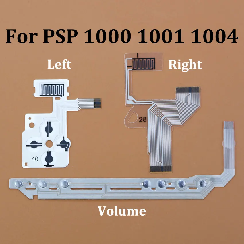 For PSP 3000 2000 1000 Direction Cross Button Left Key Volume Right Keypad Ribbon Wire For PSP2000 PSP3000 PSP1000 Flex Cable