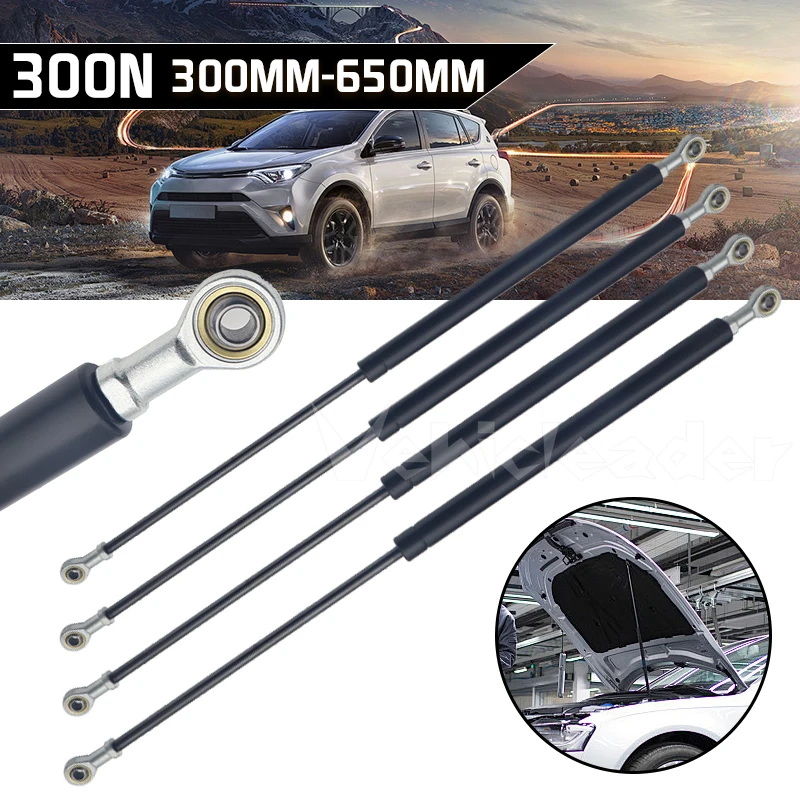 

2pcs 300N 300/350/400/450/500/550/600mm Car Gas Struts Spring Shocks Lift Supports RV Windows Storage Damper Camper Back Window