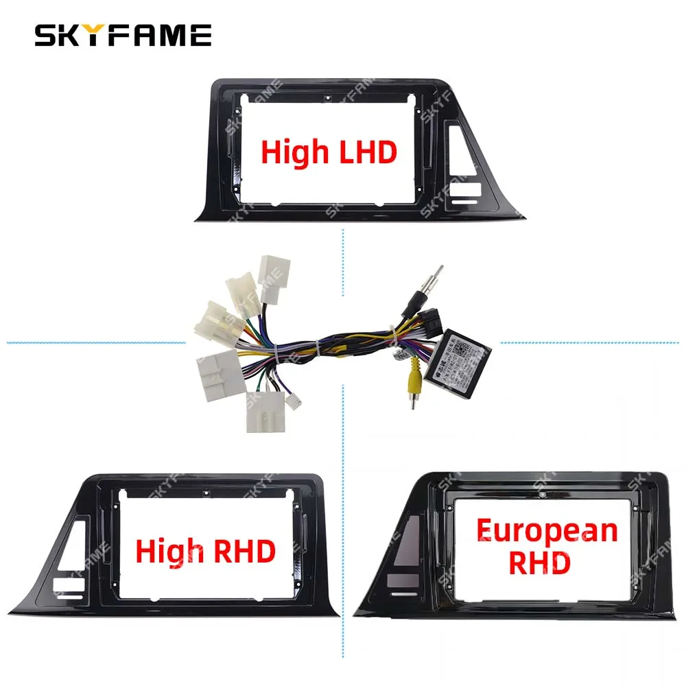 SKYFAME Car Frame Fascia Adapter Canbus Box Decoder Android Radio Dash Fitting Panel Kit For Toyota CHR IZOA