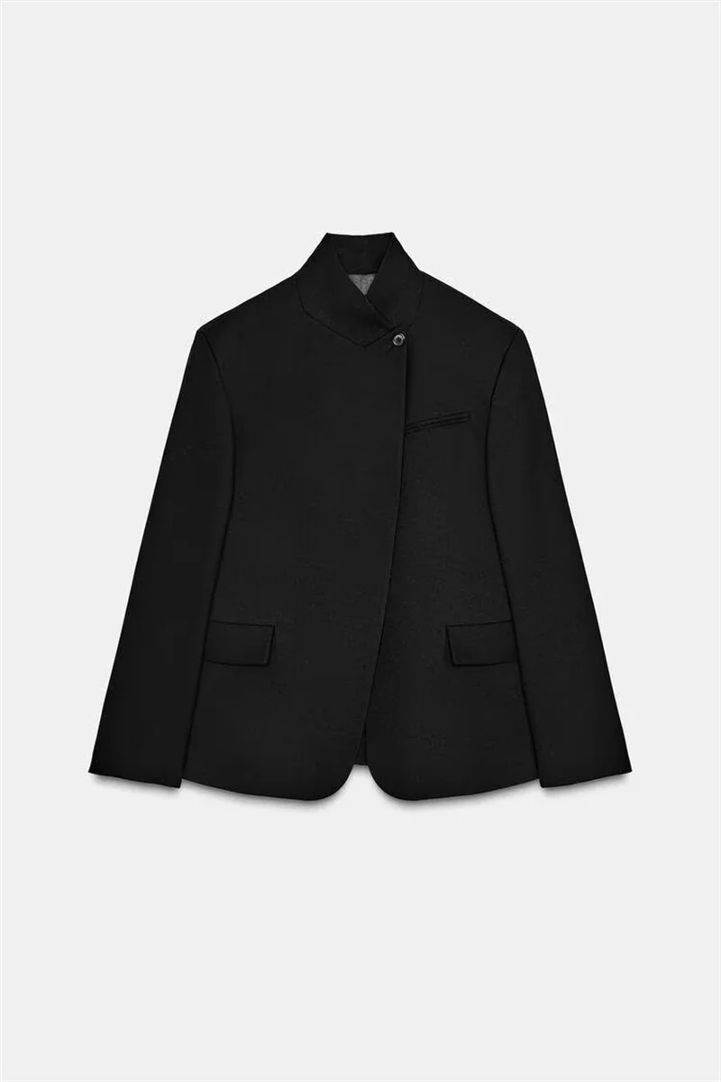 Casual Dames Blazer Jas Broek Past Volledige Mouw Revers Split Effen Jassen Dame 2025, Herfst Casual Vrouwelijke Straat Bovenkleding