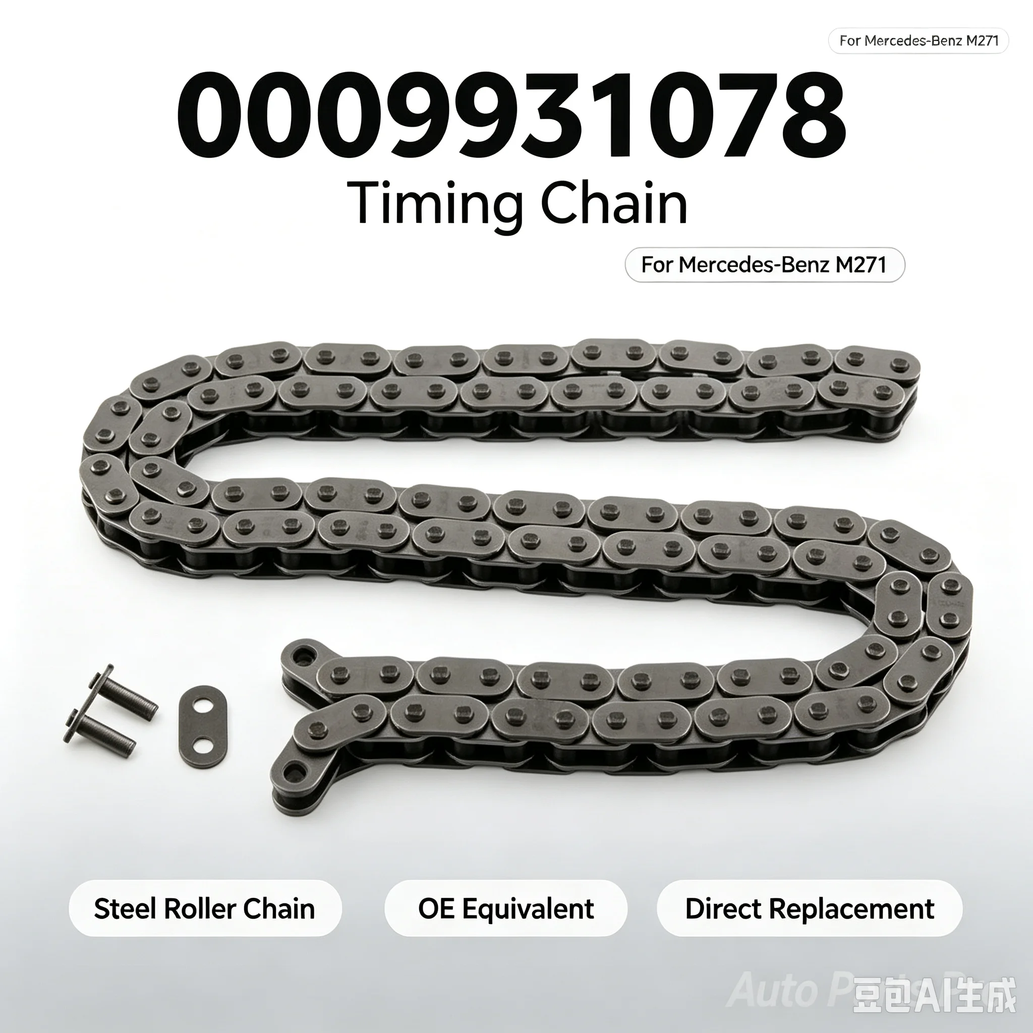 Car engine parts chain A0009931078 for M-ercedes-B-enz M271 W204 W221W211W205engine timing chain timing chain