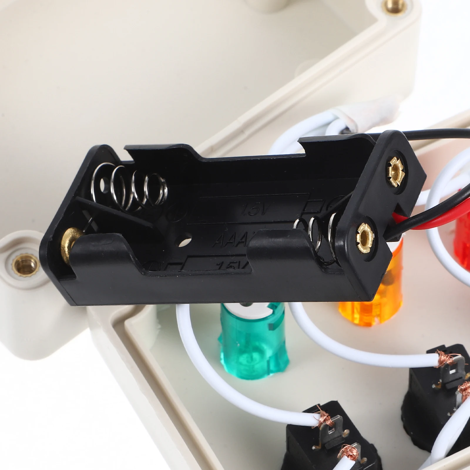 1세트 인터랙티브 바쁜 보드(3색 LED 조명 포함) 어린이의 민첩성, 협응력 및 창의력을 위한 유아 활동 보드