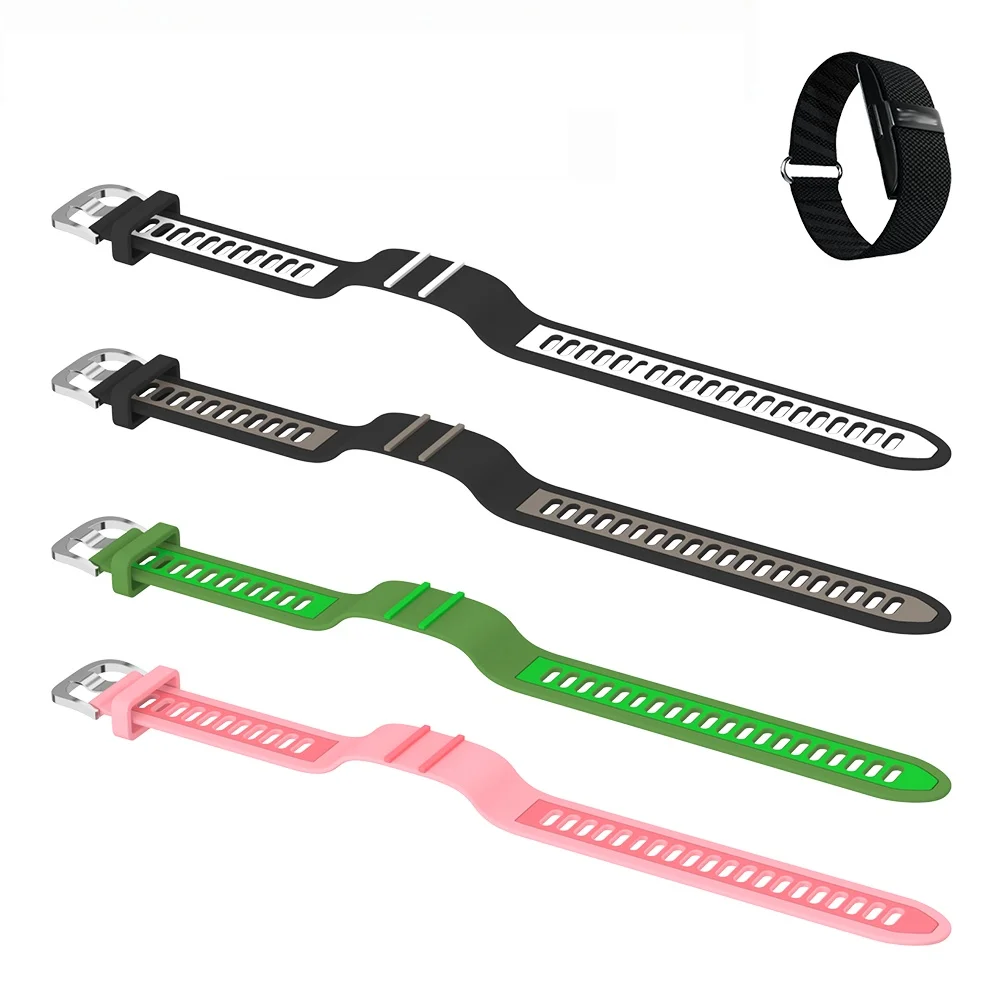 Simple Solid Color Silicone Strap For The Hume Band Smart Wristband Shock-Resistant And Drop-Proof Protecting Your Bracelet