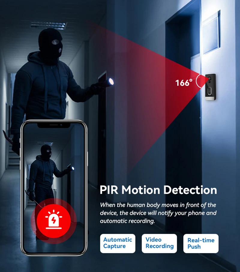 Tuya Video Türklingel Kamera Wasserdichte Outdoor Wireless Tür Glocke Smart Leben Sicherheit Schutz Intercom für Alexa Google Hause